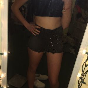 High waisted shorts